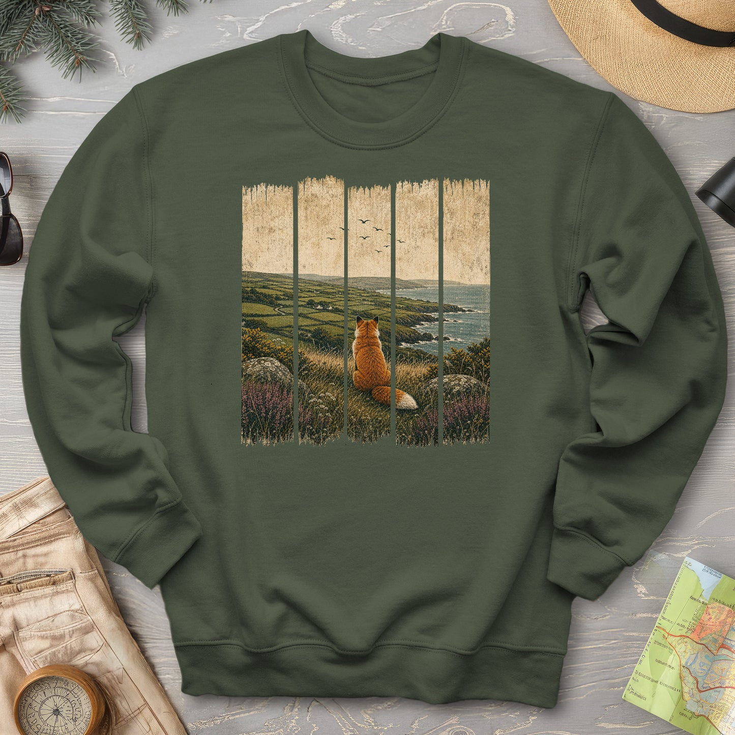 Ireland Fox Panels Sweatshirt