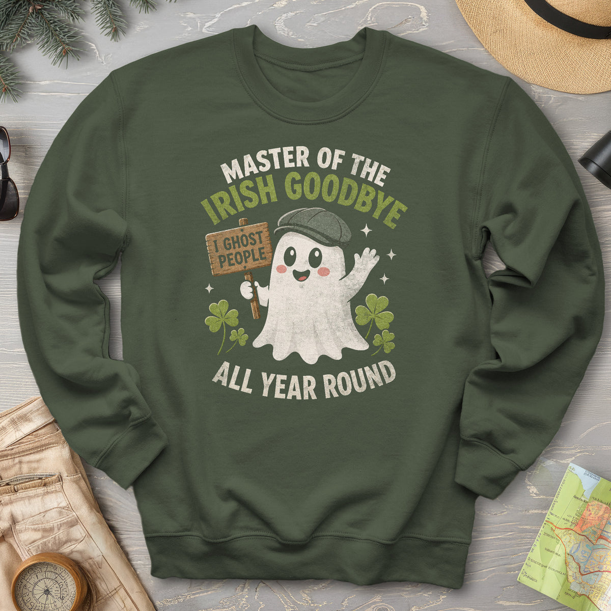 Irish Goodbye Ghost Sweatshirt