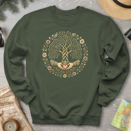 Claddagh Triskele Tree Sweatshirt