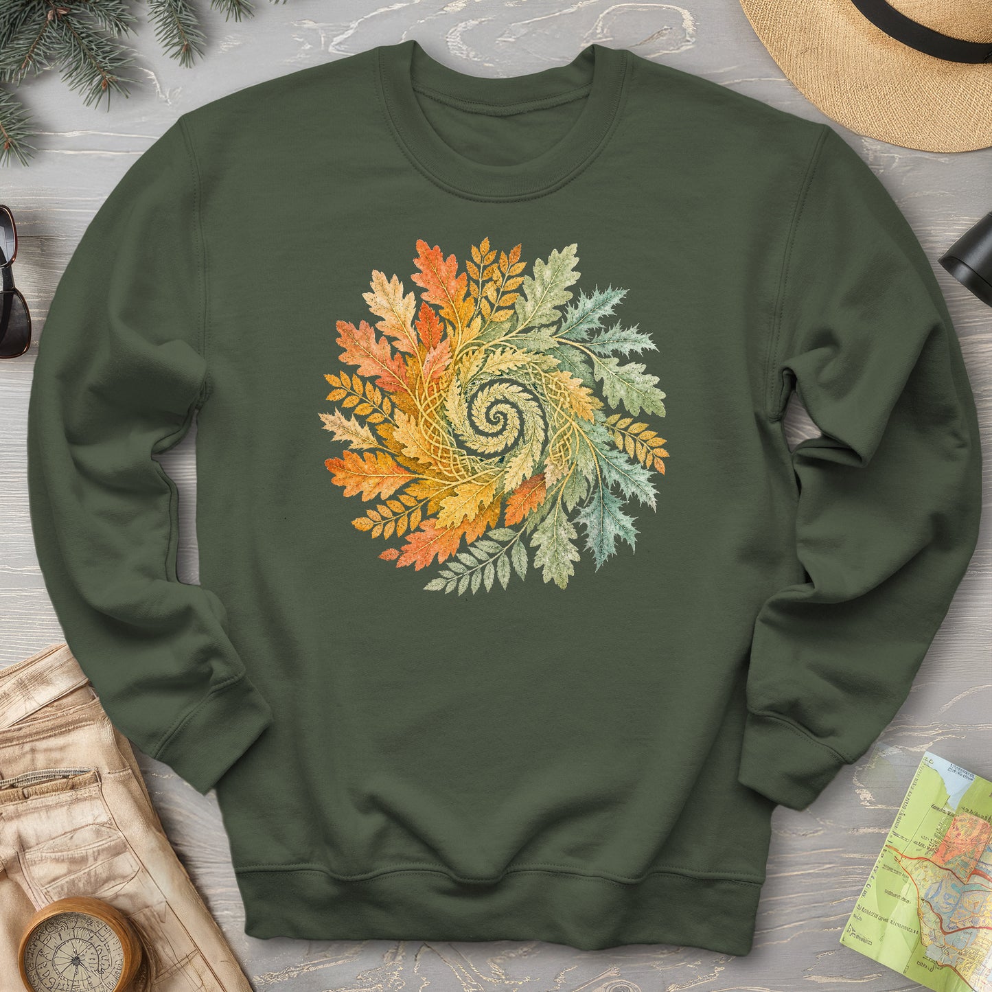 Autumn Spiral Sweatshirt