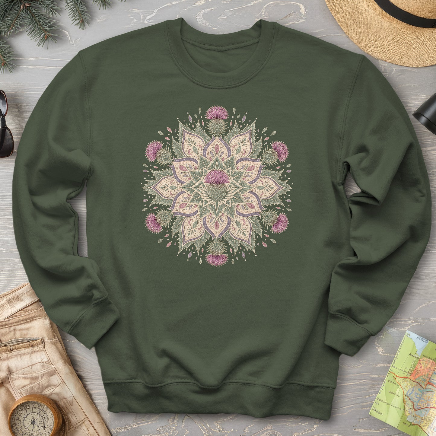 Thistle Mandala Sweatshirt