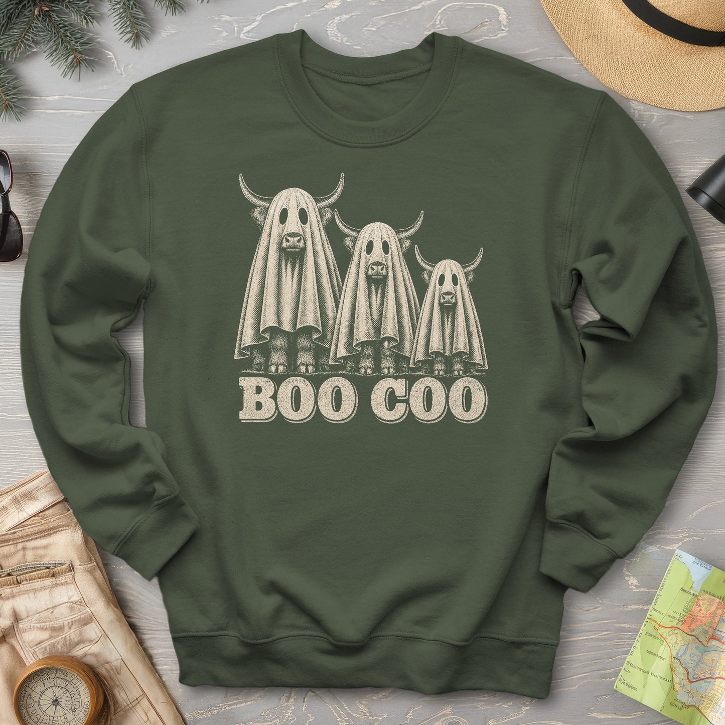 Boo Coo Trio Sweatshirt