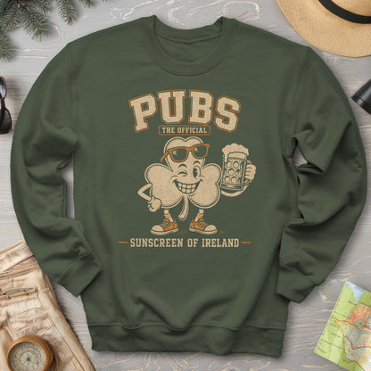Pubs Irish Sunscreen Sweatshirt