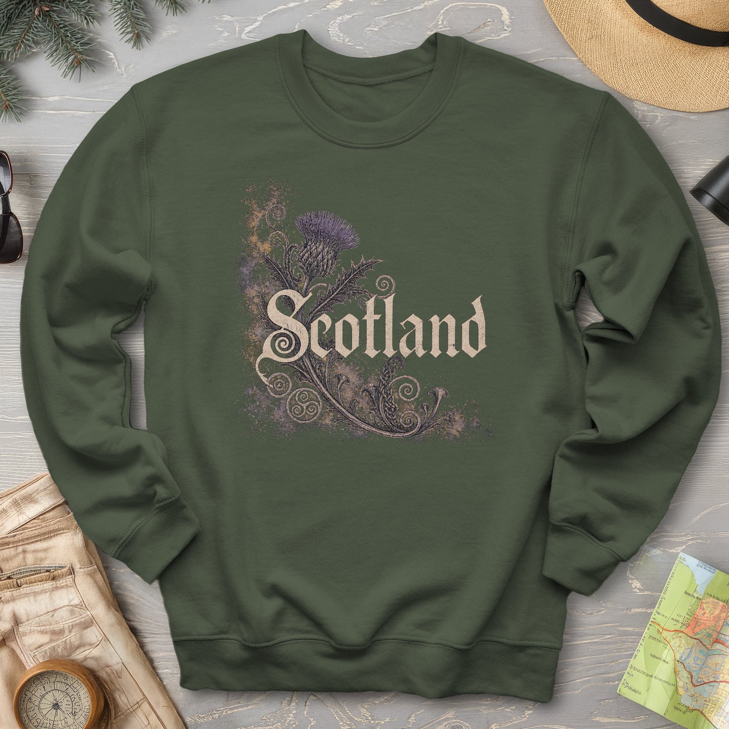 Scotland Ancient Symbols Sweatshirt