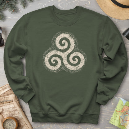 Triskele Charcoal Sketch Sweatshirt