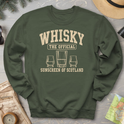 Whisky Scottish Sunscreen Sweatshirt