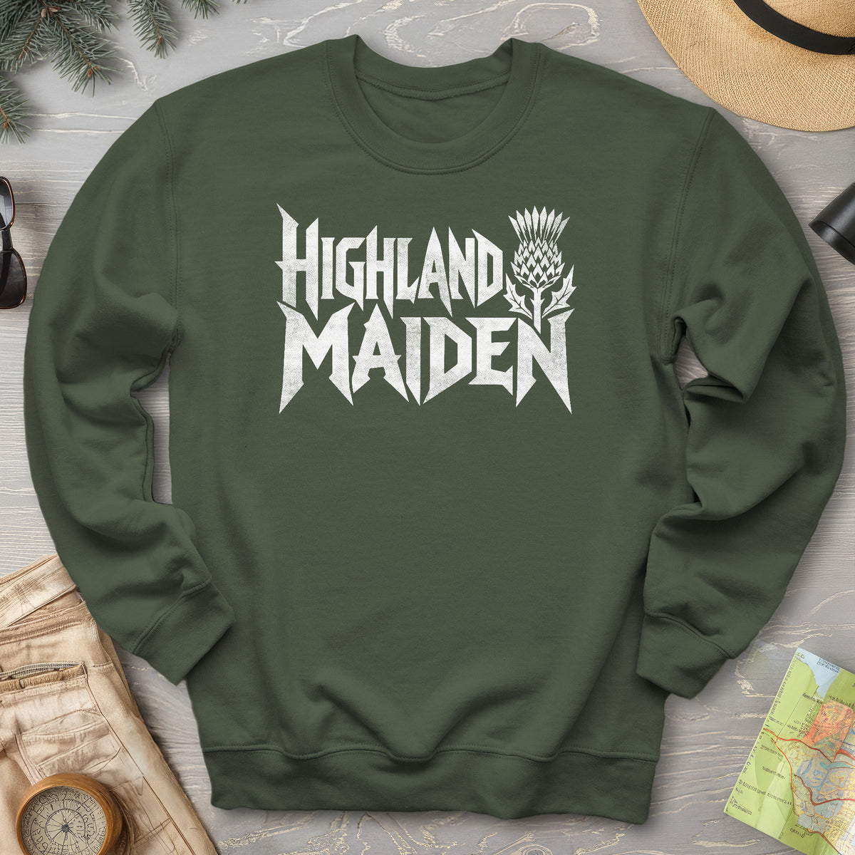Highland Maiden Thistle Sweatshirt