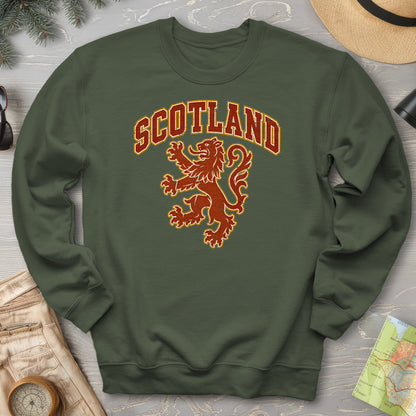 Red Vintage Rampant Lion Sweatshirt