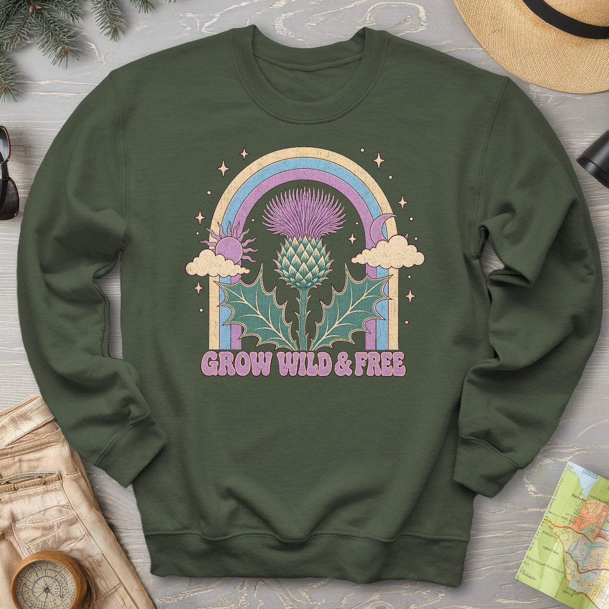Wild & Free Thistle Sweatshirt