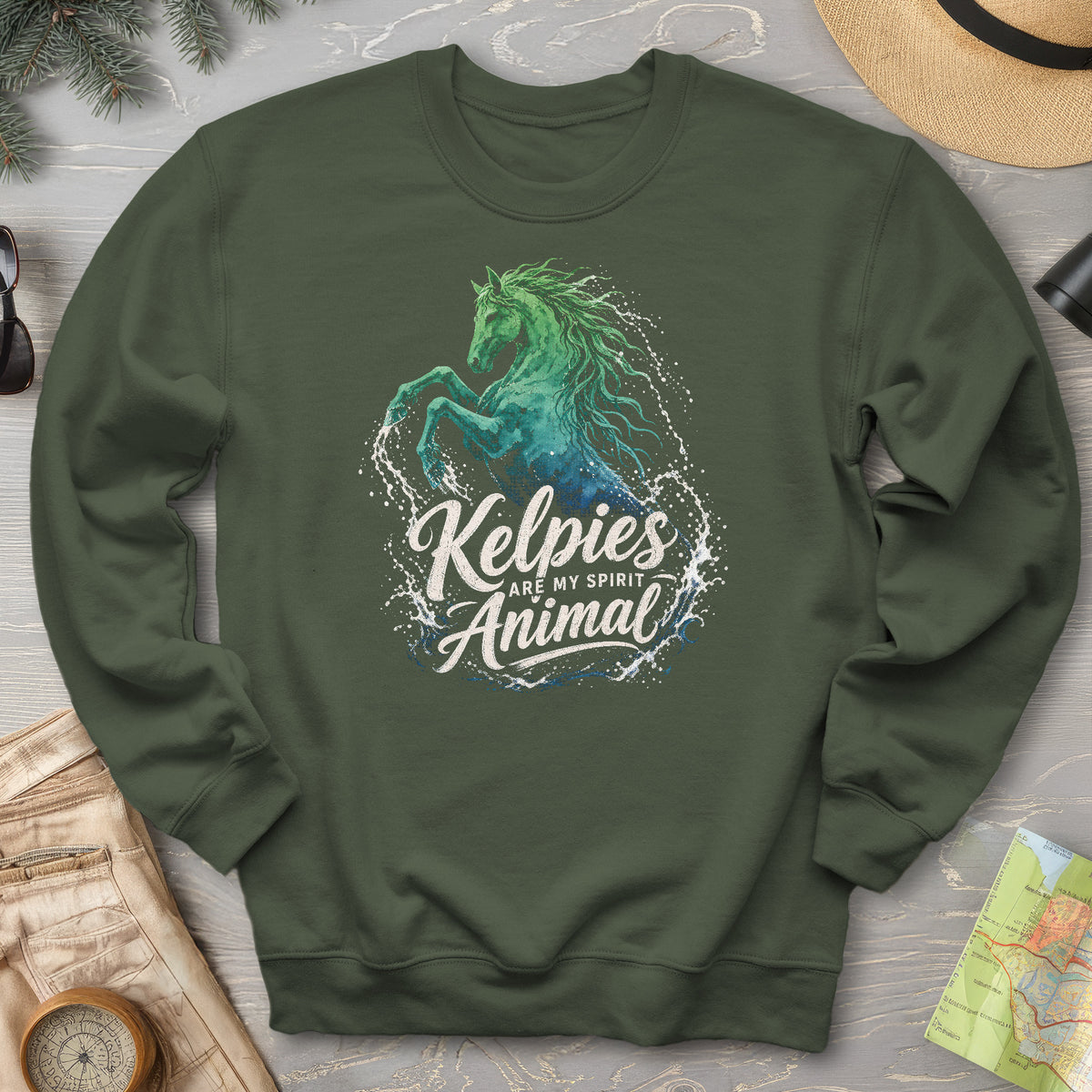 Kelpie Spirit Animal Sweatshirt