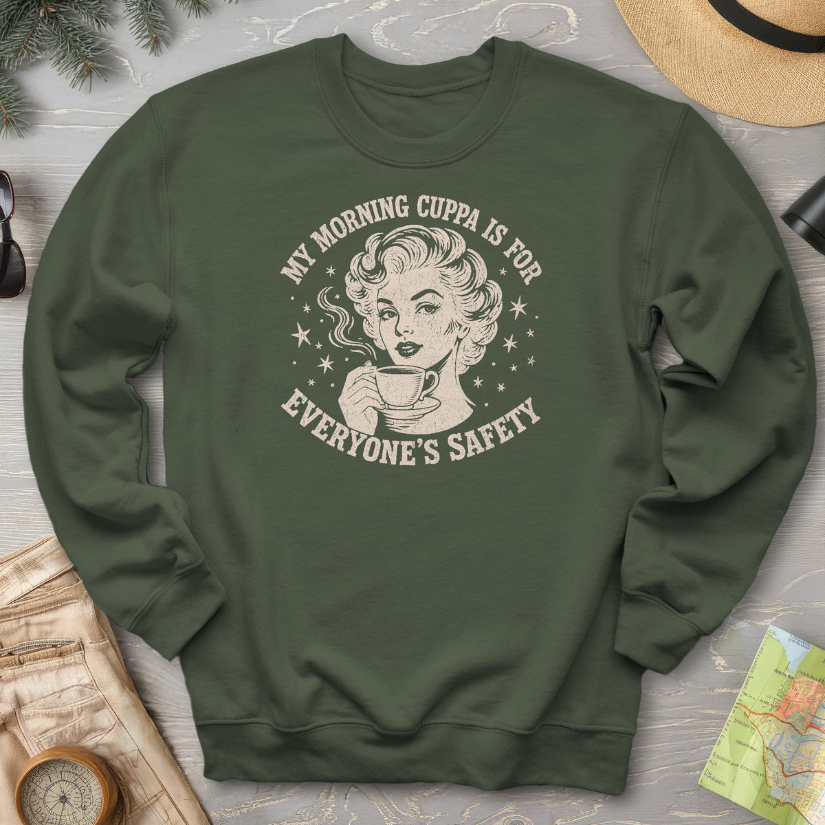 Morning Cuppa Safety Sweatshirt