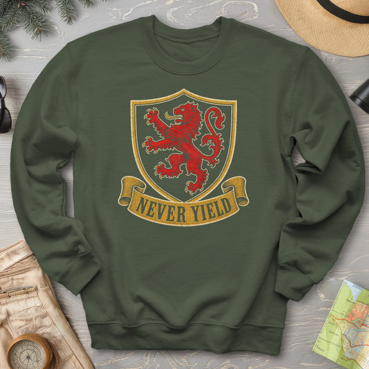 Never Yield Lion Sweatshirt