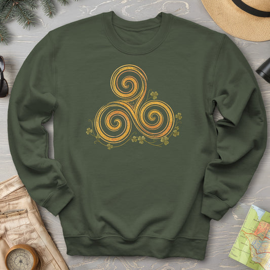 Irish Golden Triskele Sweatshirt