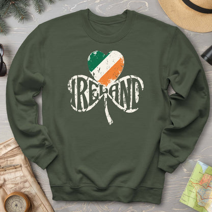 Ireland Shamrock Flag Sweatshirt