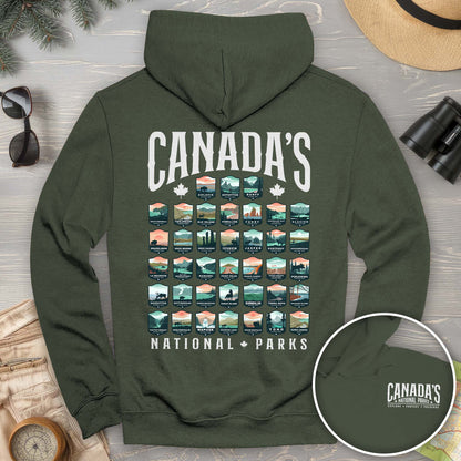 Canada's National Parks "Badges" Hoodie