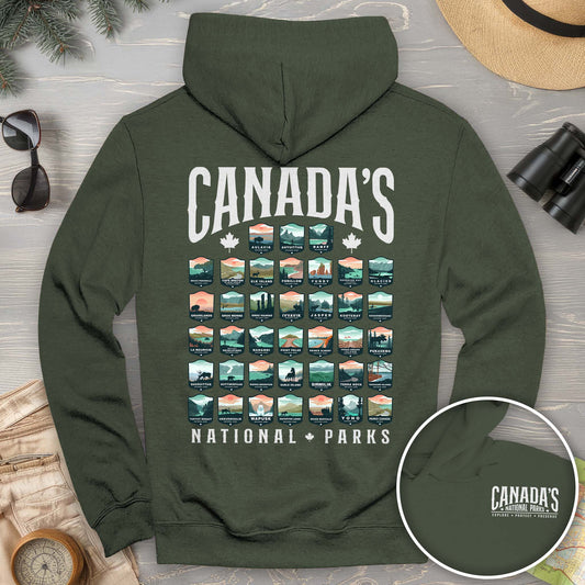 Canada's National Parks "Badges" Hoodie