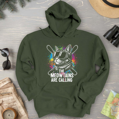 The Meowtains are Calling Hoodie