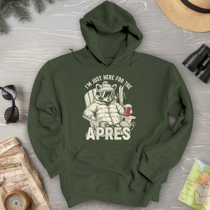 Just Here for the Apres "Raccoon" Hoodie