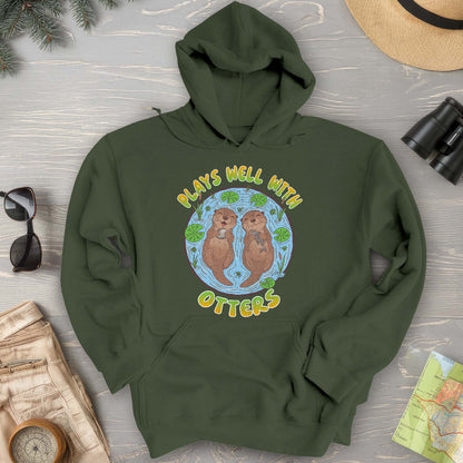 Plays Well With Otters Hoodie