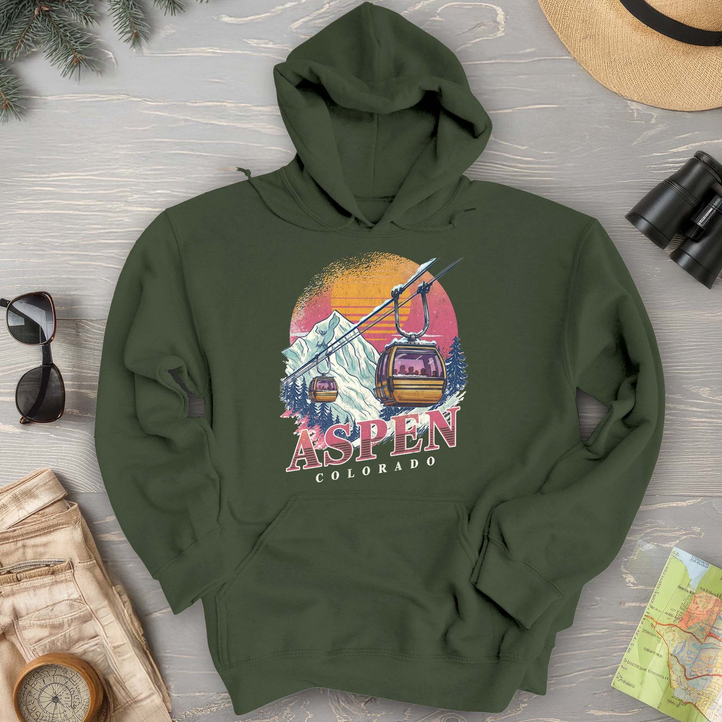 Aspen Retro Blast Hoodie