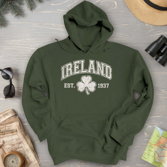 Ireland Vintage Varsity Hoodie