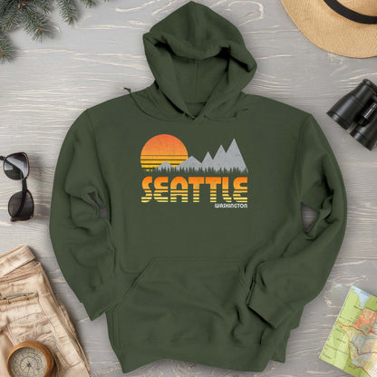 Seattle 80's Retro Hoodie