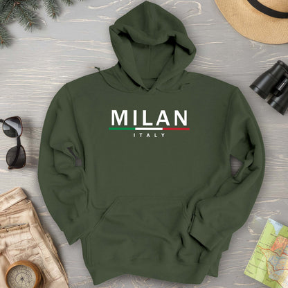 Milan Italy Stripe Hoodie