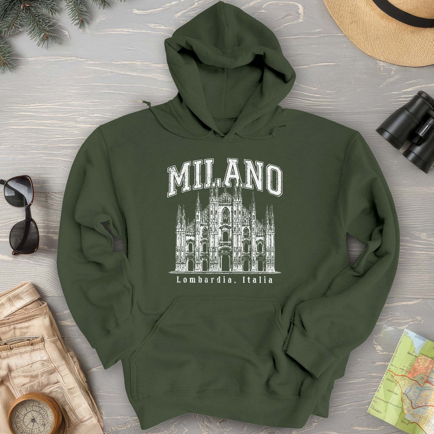 Duomo di Milano Varsity Hoodie