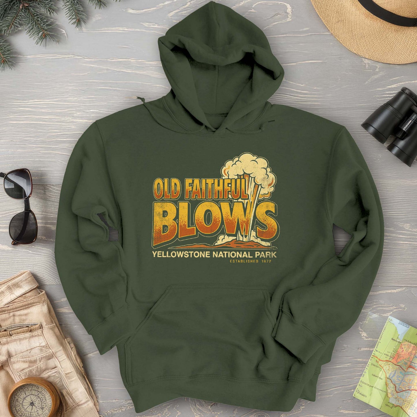 Old Faithful Blows Hoodie