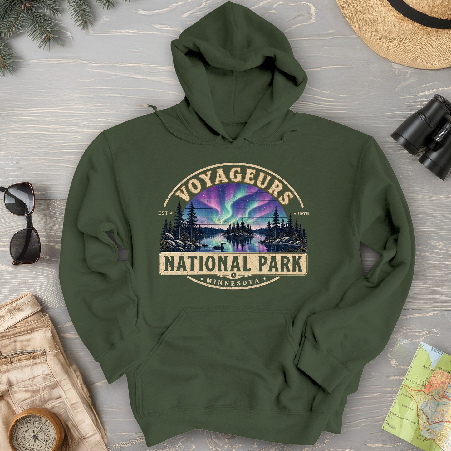 Voyageurs Medallion Hoodie