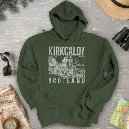 Kirkcaldy Scotland Sketch Hoodie