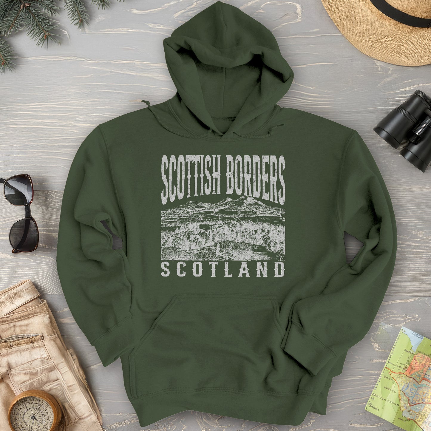 Scottish Borders Sketch Hoodie