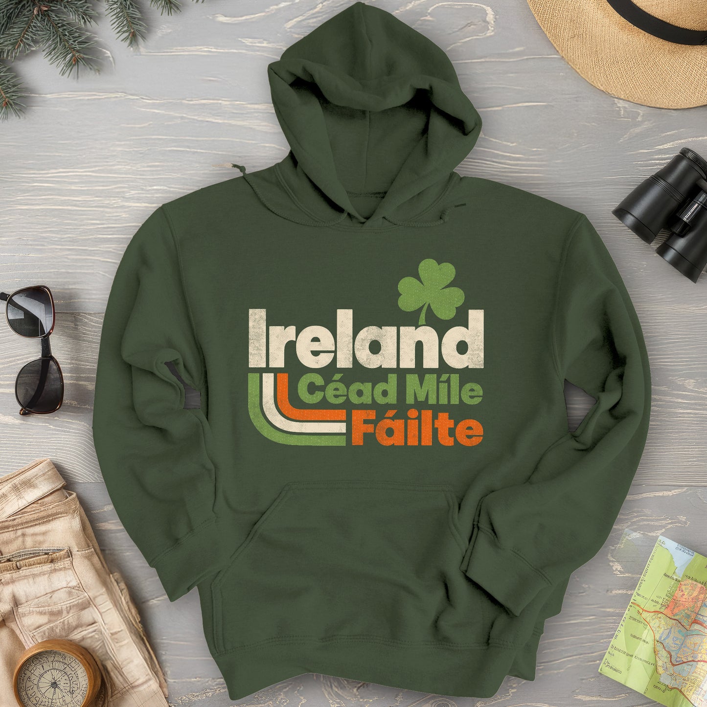 Ireland 70's Throwback Hoodie