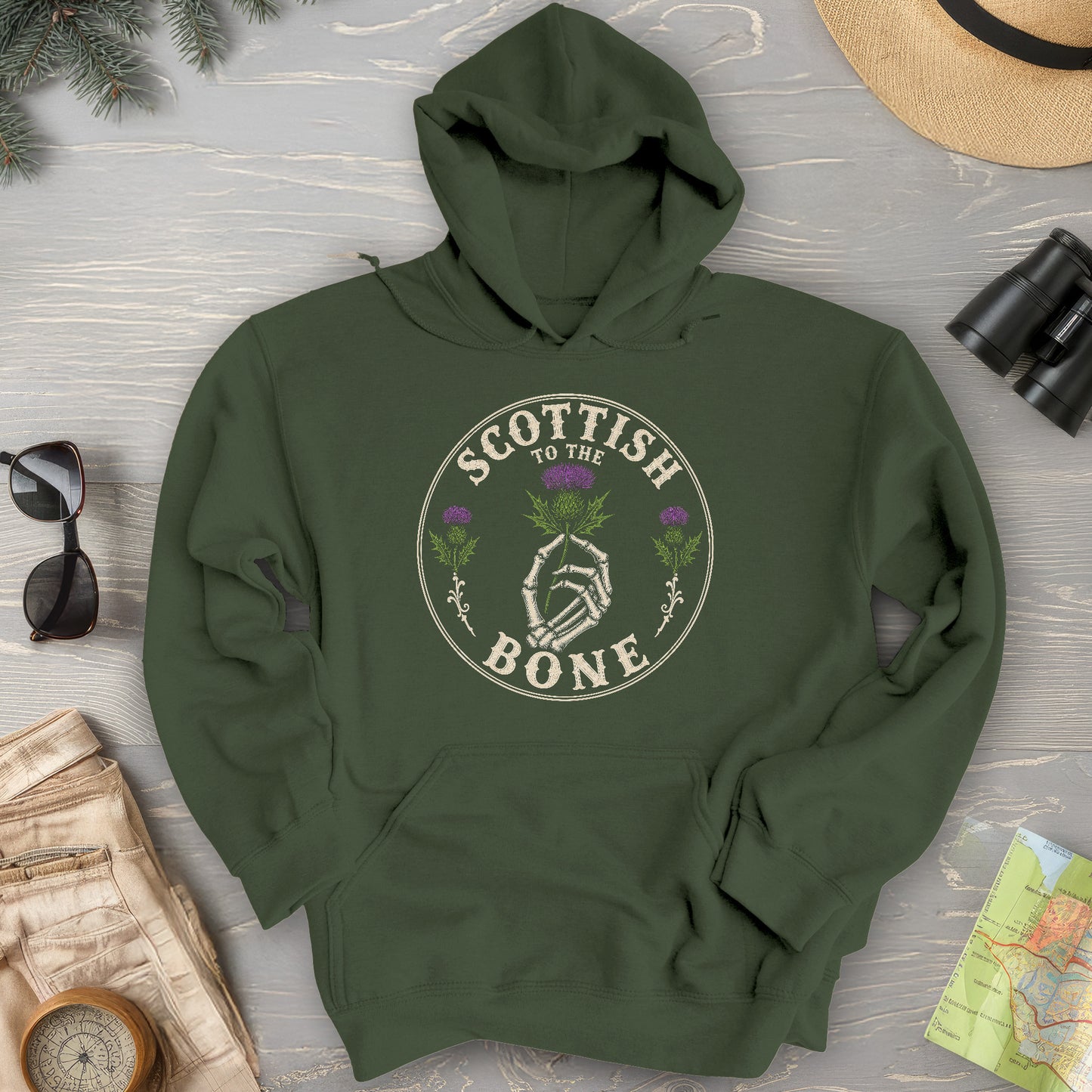 Scottish Bone Hand Hoodie