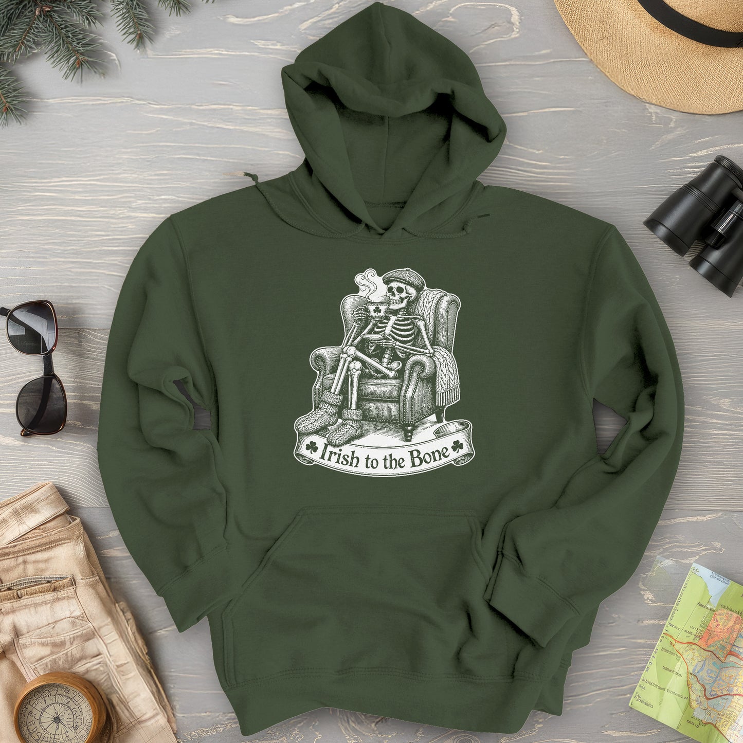 Irish Bone Tea Hoodie