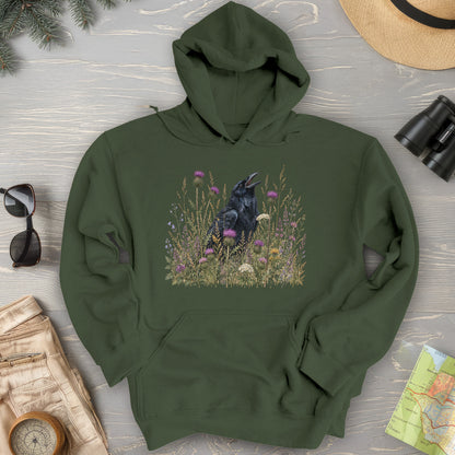 Botanical Raven Hoodie