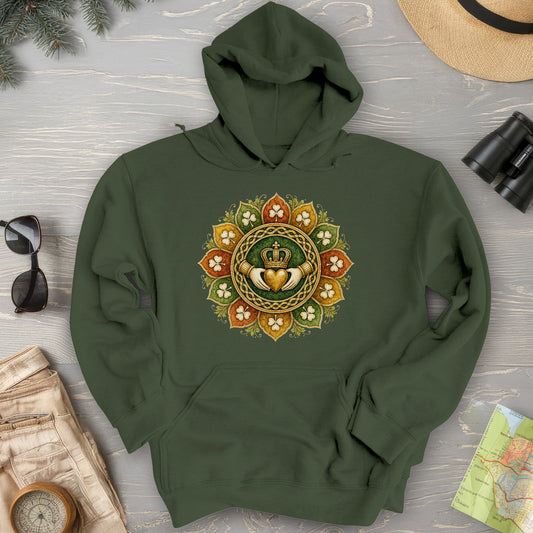 Claddagh Fall Mandala Hoodie