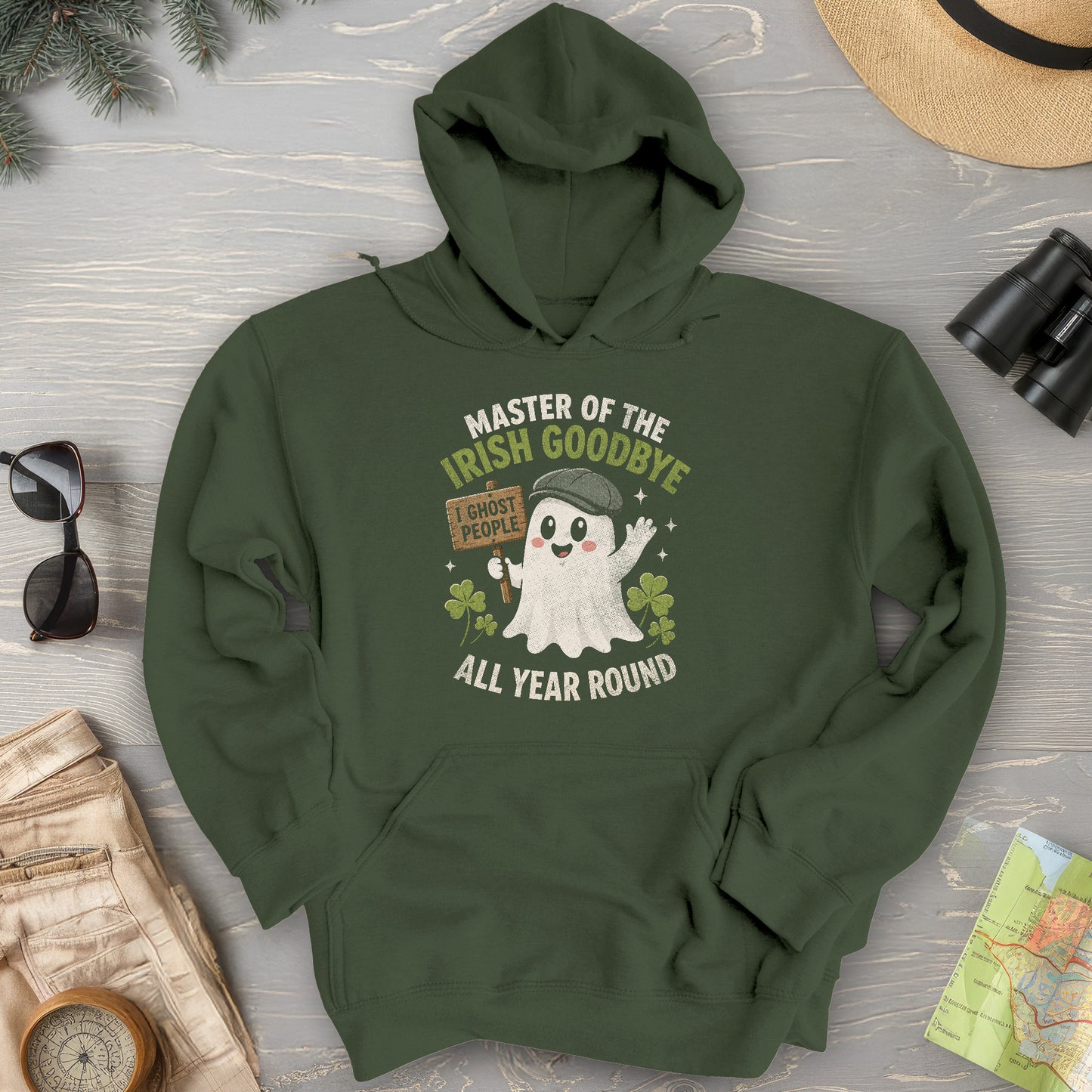 Irish Goodbye Ghost Hoodie
