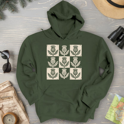 Thistle Box Pattern Hoodie