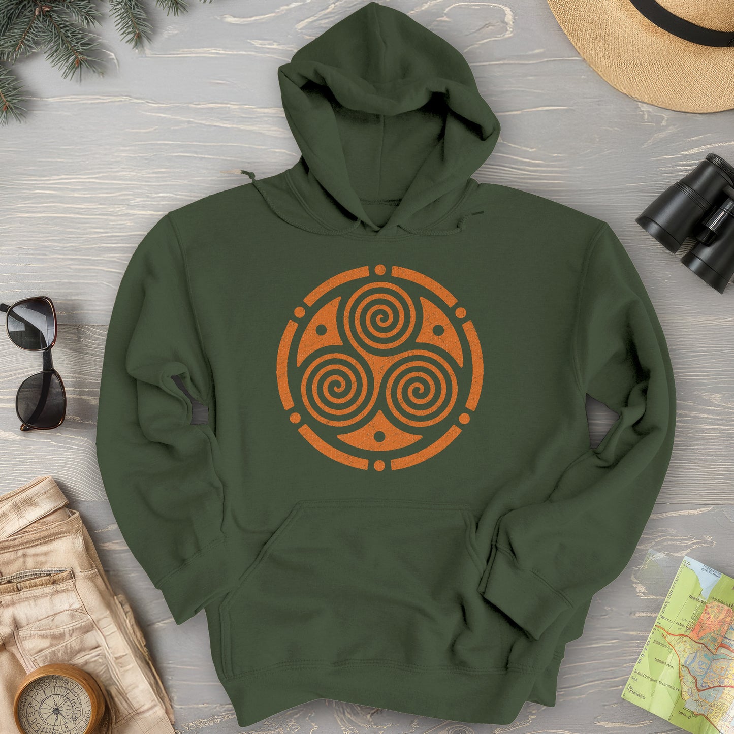 Triskele Circle Hoodie