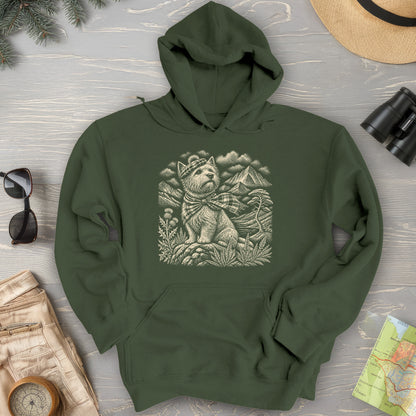 Highland Westie Plaid Hoodie