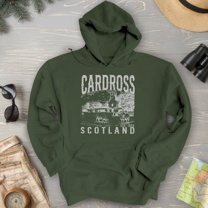 Cardross Scotland Sketch Hoodie