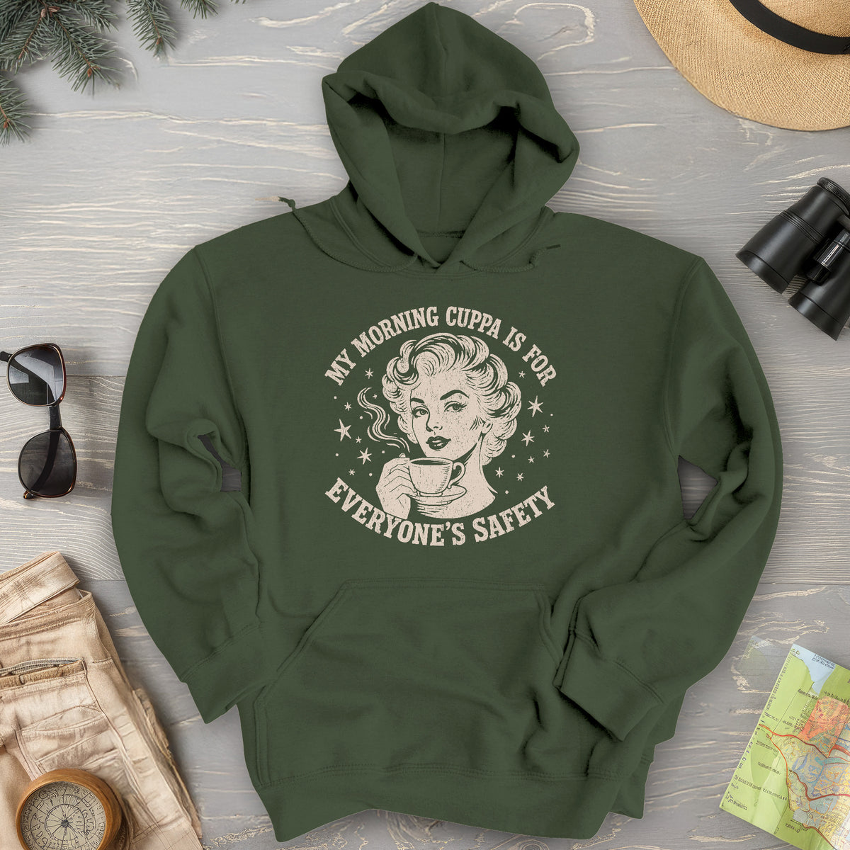 Morning Cuppa Safety Hoodie