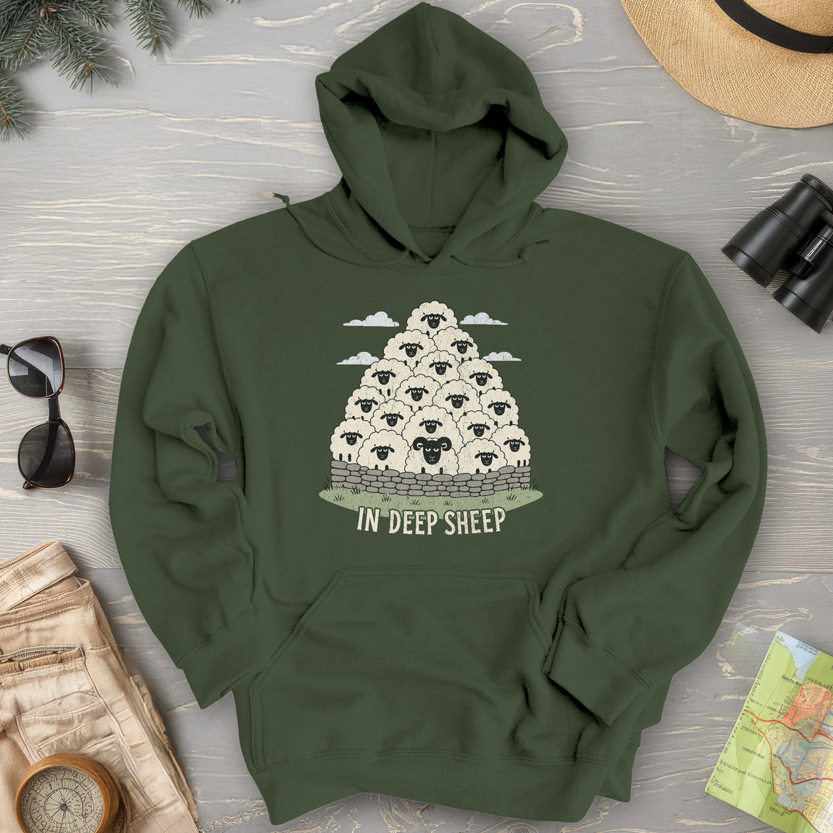 In Deep Sheep Hoodie