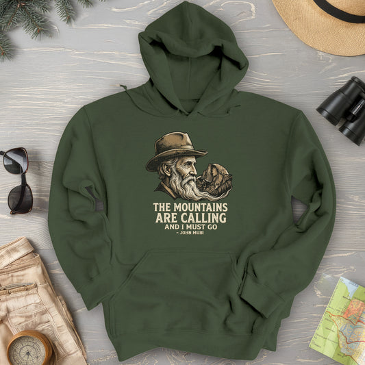 John Muir Mountains Hoodie