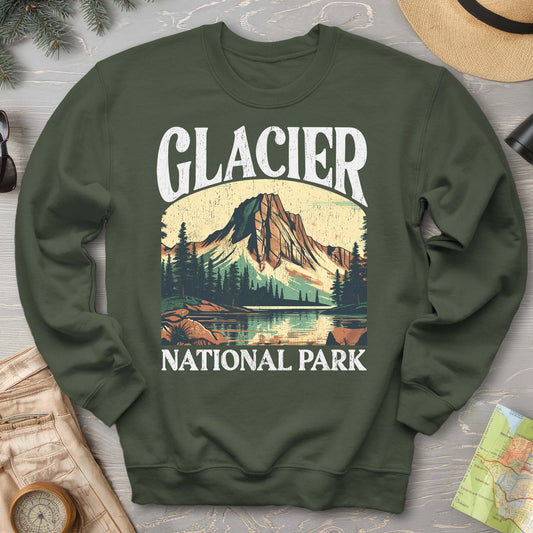 Glacier National Park "Big and Bold" Crewneck Sweatshirt