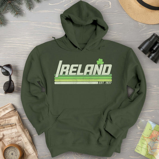 Ireland Retro Stripe Hoodie