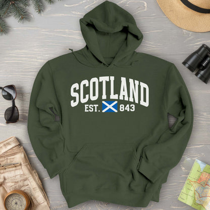 Scotland Varsity Flag Hoodie