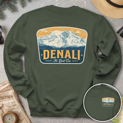 Denali "The Great One" Vintage Badge Crewneck Sweatshirt