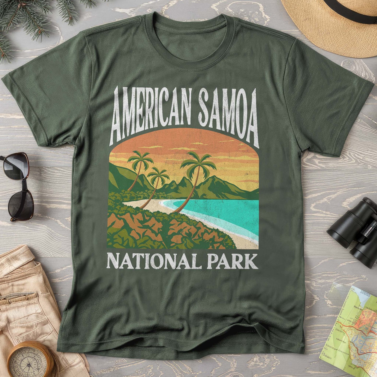 National Park of American Samoa "Big and Bold" Comfort Colors T-Shirt